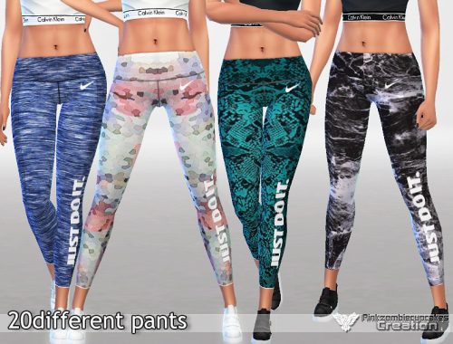 Athletic Pants Collection 011