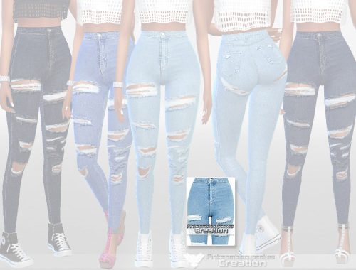 High Rise Skinny Blue Denim