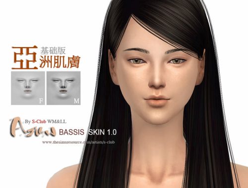S-Club WMLL ts4 ASIAN BASSIS ND skintones1.0