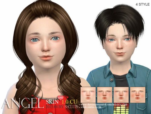 S-Club ts4 HS Angel skintones(CU) 1.0