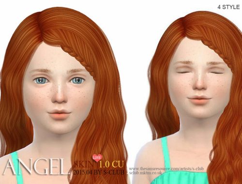 S-Club ts4 HS Angel skintones(CU) 1.0