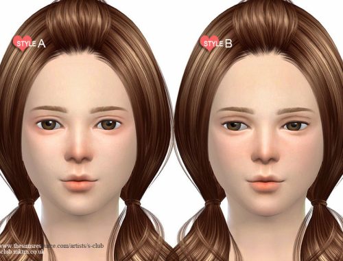 S-Club ts4 HS Angel skintones(CU) 1.0