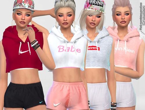 Sleeveless Hoodie Collection(mesh required)