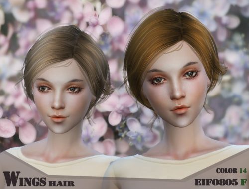 Wings hair sims4 F EIFO805