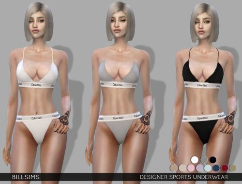 Mod The Sims - Female Teen: Sexy & Cute Undies