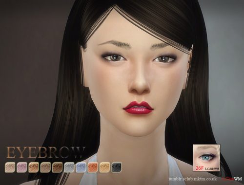 S-Club WM thesims4 Eyebrows26 F