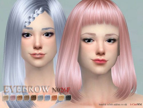 S-Club WM thesims4 Eyebrows26 F