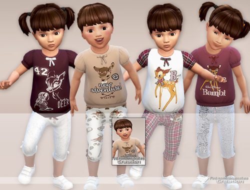 Bambi Pyjama Set for Toddlers