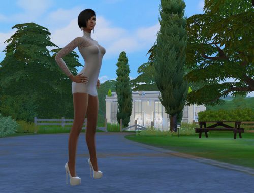 For Pose use only - High heels pumps - 7.6 inches (matt)