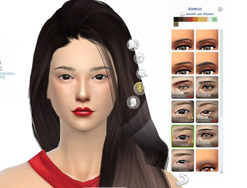 S-Club WM thesims4 Eyebrows18 F