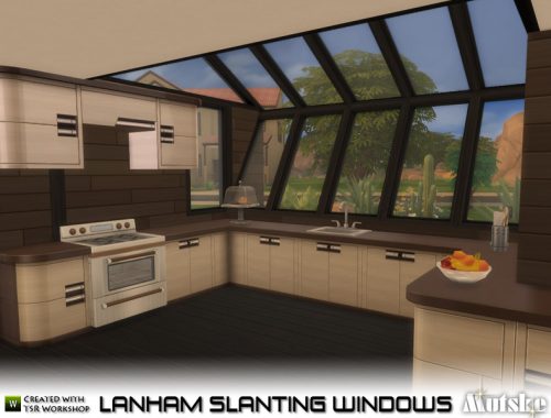 Lanham Slanting Windows