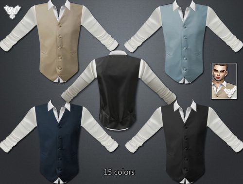 Tuxedo Shirt with Vest