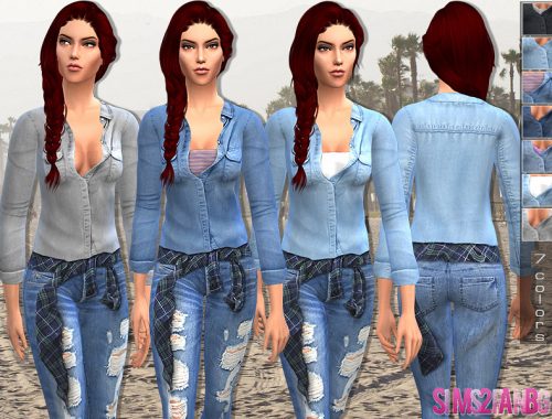 13 - Female denim outfit