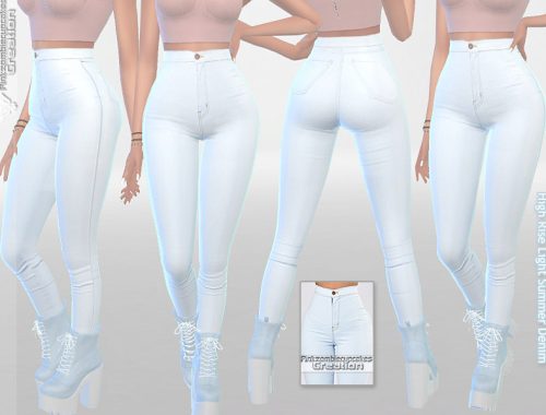 High Rise Light Summer Denim