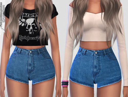 Summer Blue Denim Shorts