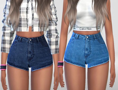 Summer Blue Denim Shorts