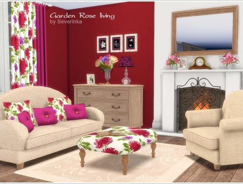 Garden Rose livingroom
