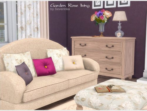 Garden Rose livingroom