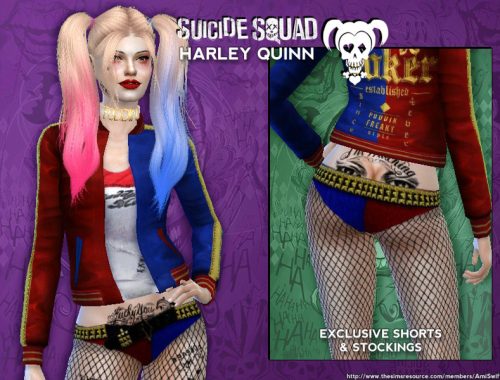 Suicide Squads Harley Quinn Set - mesh needed