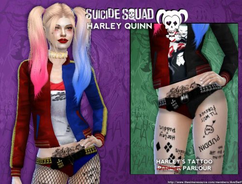 Suicide Squads Harley Quinn Set - mesh needed