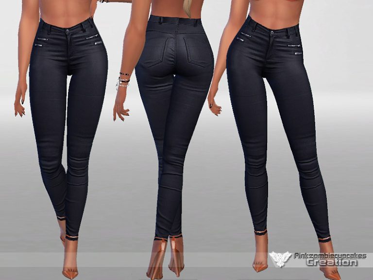 Nude Leather Jeans - The Sims 4 Catalog