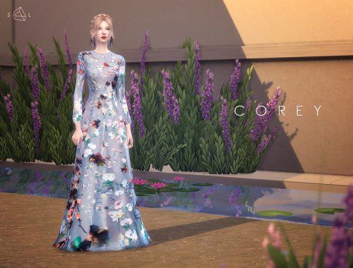 Floral Gown COREY