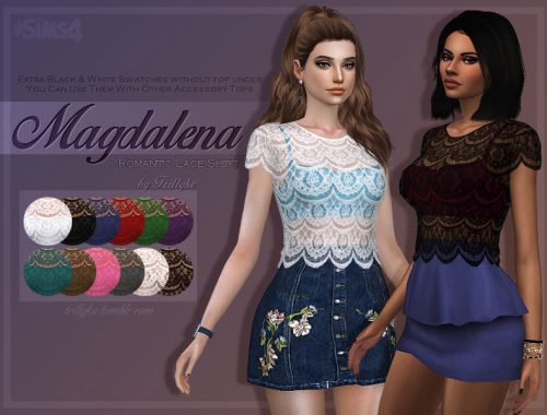 Trillyke - Magdalena Lace Shirt