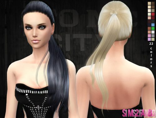 Hair 04 - Selena ponytail hair
