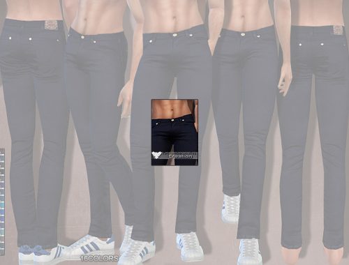 Summer Dark Denim Jeans (Men)