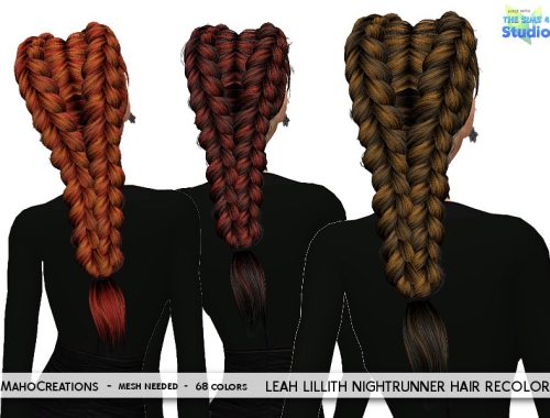 LeahLillith Nightrunner Hair Recolor - mesh needed