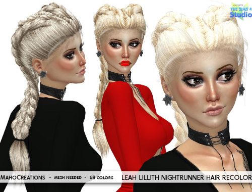 LeahLillith Nightrunner Hair Recolor - mesh needed