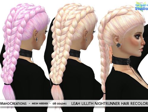 LeahLillith Nightrunner Hair Recolor - mesh needed