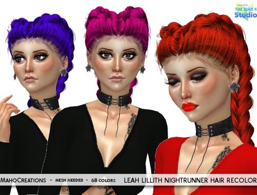 LeahLillith Nightrunner Hair Recolor - mesh needed