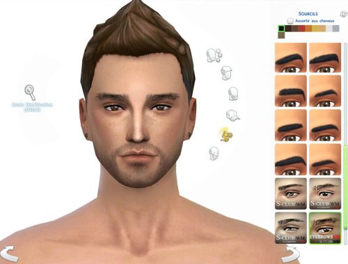 S-Club WM thesims4 Eyebrows11 M
