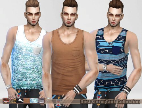 Dust Storm Tank Tops Collection(male)