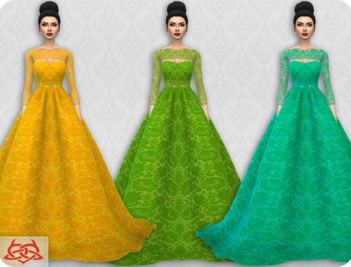 Wedding Dress 7 RECOLOR 4 (Needs mesh)