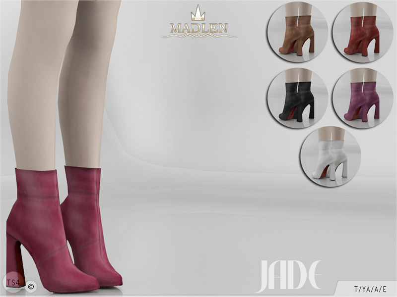 Madlen Jade Boots - The Sims 4 Catalog