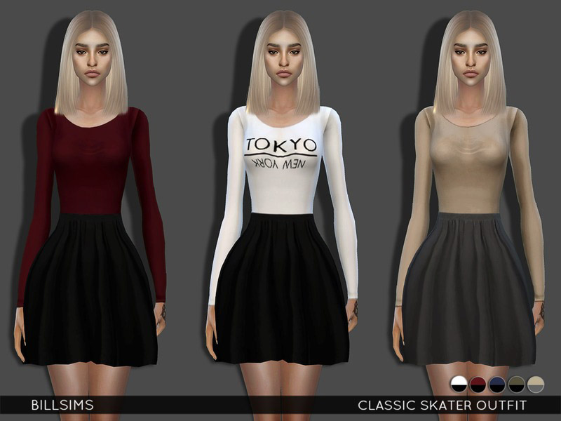 Classic Skater Outfit - The Sims 4 Catalog