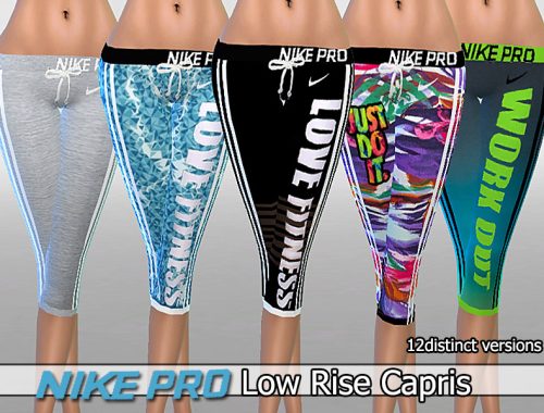 Nike Pro Low Rise Capris Pack