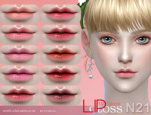 S-Club LL thesims4 Lipstick 21