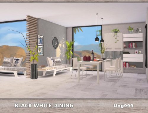 Black White Dining