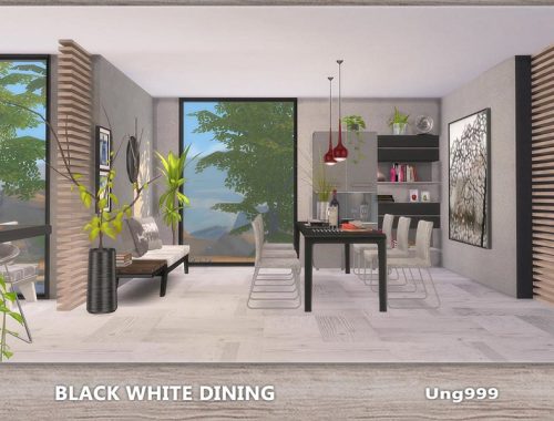 Black White Dining