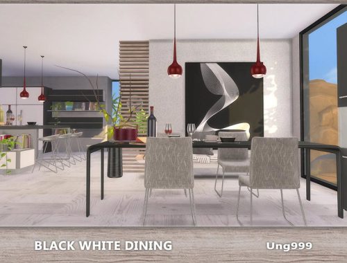 Black White Dining