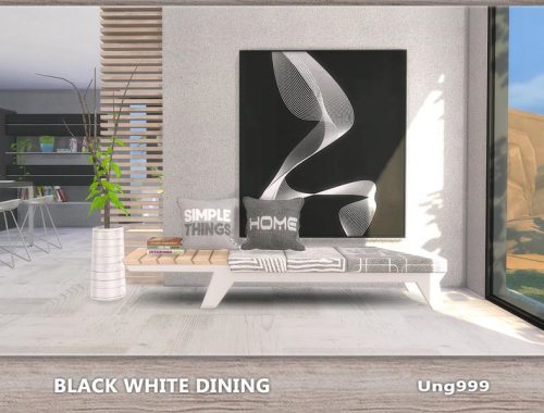 Black White Dining