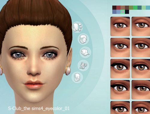 S Club sims4 eyecolor default replacement 01