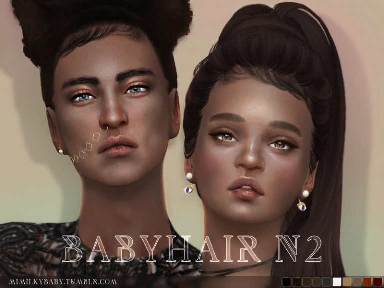 Mimilky Babyhair N2 The Sims 4 Catalog