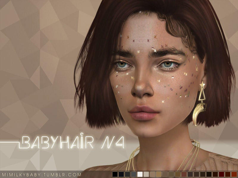 Mimilky Babyhair N4 The Sims 4 Catalog