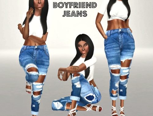 BOYFRIEND JEANS - mesh needed