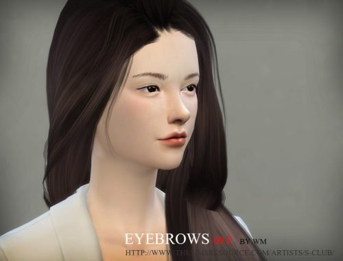 S-Club WM thesims4 Eyebrows 09 F