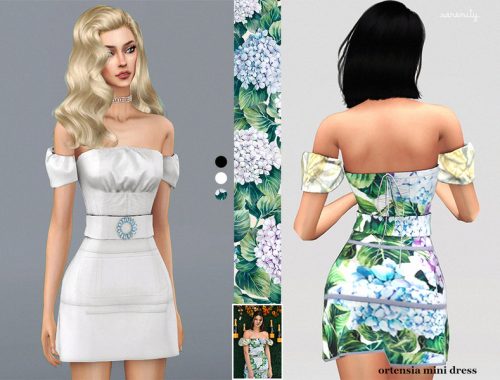 ortensia mini dress